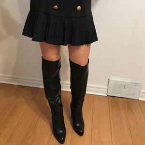 Leather winter boots